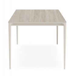 MESA DE COMEDOR PORCELÁNICA TRAVERTINO ARYA PARA COMEDOR DE ESTILO NATURAL