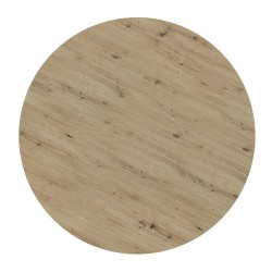 MESA DE COMEDOR REDONDA DE MELAMINA HOLLY PARA COMEDOR DE ESTILO CONTEMPORÁNEO