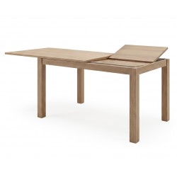 MESA DE COMEDOR EXTENSIBLE DE CHAPA DE MADERA MOLLY PARA COMEDOR DE ESTILO NÓRDICO