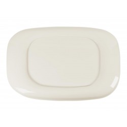 MESA DE CENTRO DE MDF LACADO CARTER EN COLOR BEIGE BRILLO PARA SALÓN DE ESTILO MODERNO