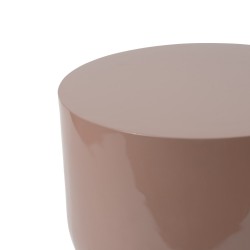 MESA AUXILIAR DE MDF LACADO BRILLO CONNOR PARA SALÓN DE ESTILO MODERNO
