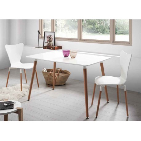 MESA WAD (ANTES DAW) LACADA CON PATAS DE HAYA