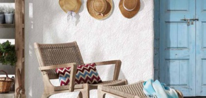 MUEBLES DE EXTERIOR DE ESTILO MODERNO Y ÉTNICO