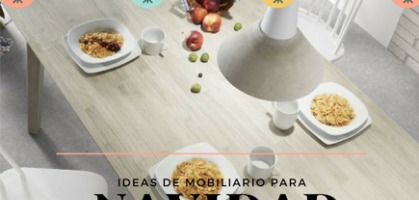 IDEAS DE MOBILIARIO PARA TU SALÓN COMEDOR EN NAVIDAD