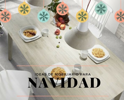 IDEAS DE MOBILIARIO PARA TU SALÓN COMEDOR EN NAVIDAD