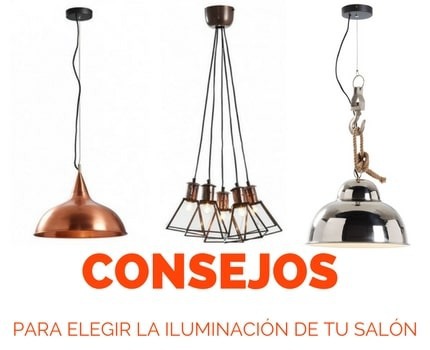 Consejos para elegir la iluminación de tu salón