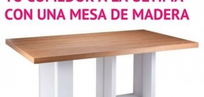 Tu comedor a la última con una mesa de madera