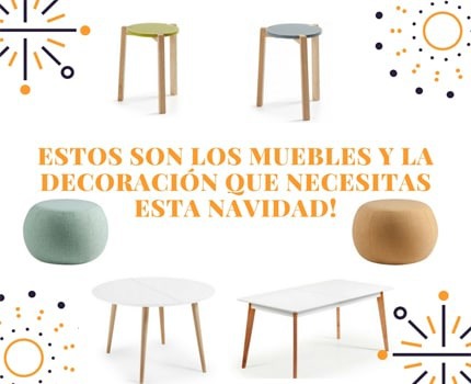 Estos son los muebles y la decoración que necesitas esta Navidad