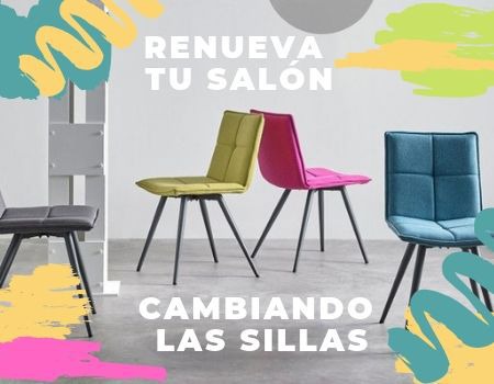 Renueva tu salón cambiando las sillas