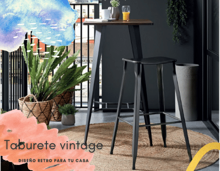 Taburete Vintage: Diseño retro para tu casa