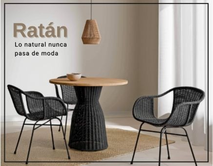 El ratán: el material natural que conquista todos los estilos